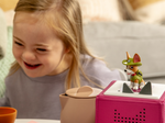 Child Playing With Paw Patrol Tracker Audio Figurine And Toniebox 2