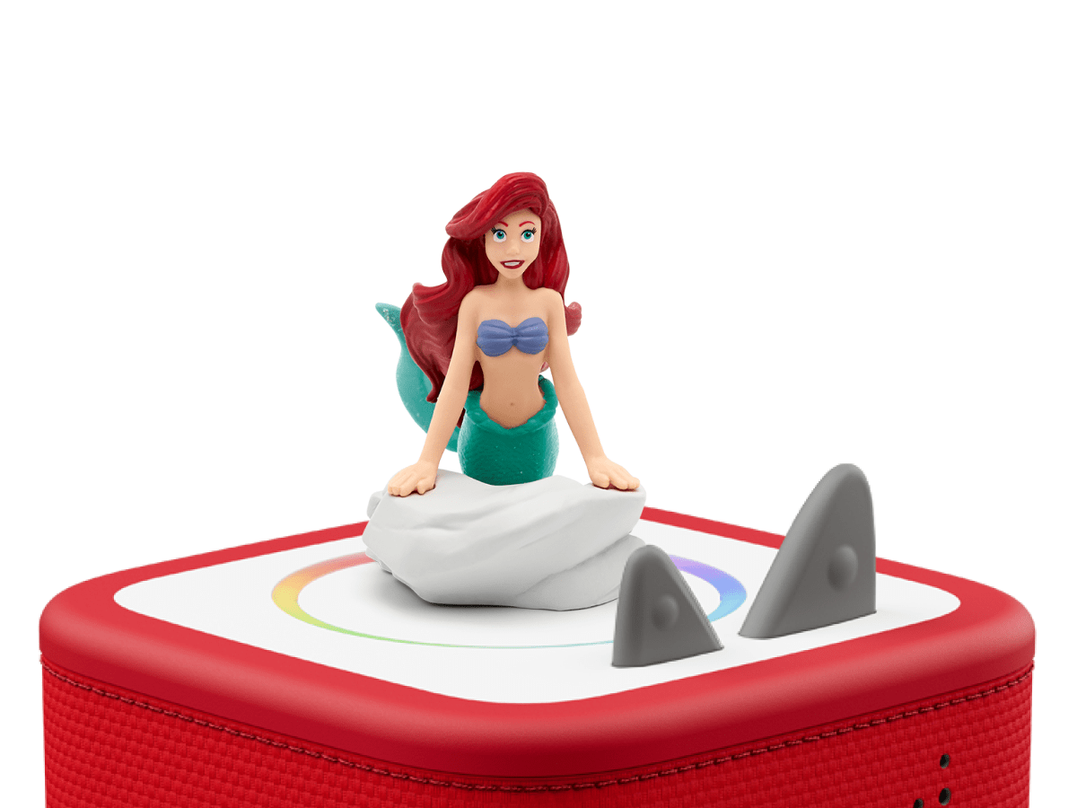 Disney The Little Mermaid Tonie on a Red Toniebox