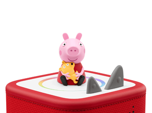 On the Road with Peppa Pig on a red Toniebox 2 ready to play audio stories and songs