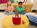 Child Playing Withmindfulness Tonie Audio Figurine And Toniebox 2