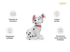 Les 101 Dalmatiens(French) Tonie audio figurine from the aventure category, inspiring audio journeys and imaginative play