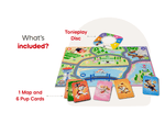 Paw Patrol: Adventure Bay Rescue Heroes - ToniePlay Game includes disc, 1 map and 6 pup cards