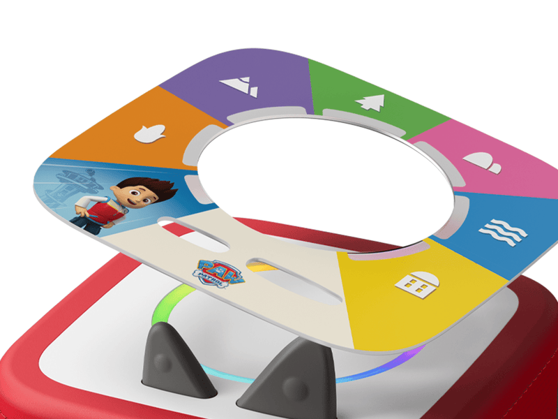 Paw Patrol: Adventure Bay Rescue Heroes - ToniePlay Game on a red toniebox 2 audio player for kids