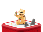 Alejandro the Armadillo Tonie on a red Toniebox 2 ready to play audio stories and songs