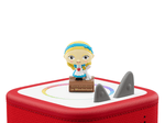 Favorite Classics- Alice in Wonderland Tonie  on a red Toniebox 2 ready to play audio stories and songs