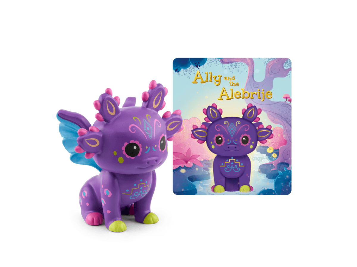 Ally and the Alebrije Tonie with content illustration