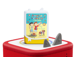 Amelia Bedelia on a red Toniebox 2 ready to play audio stories and songs