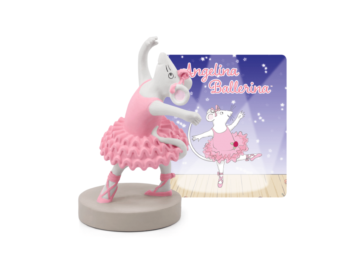 Angelina Ballerina Tonie audio figurine with content illustration