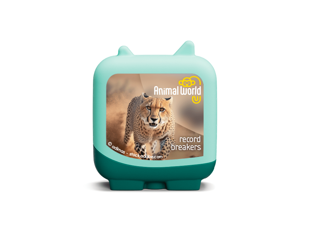 animal world record breakers clever tonies audio figurine for the Toniebox, which plays audio content