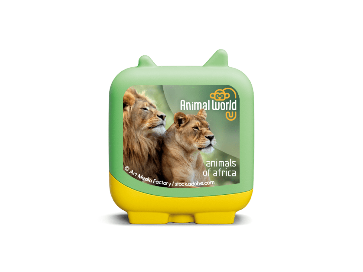 animals of africa clever tonies audio figurine for the Toniebox, which plays audio content