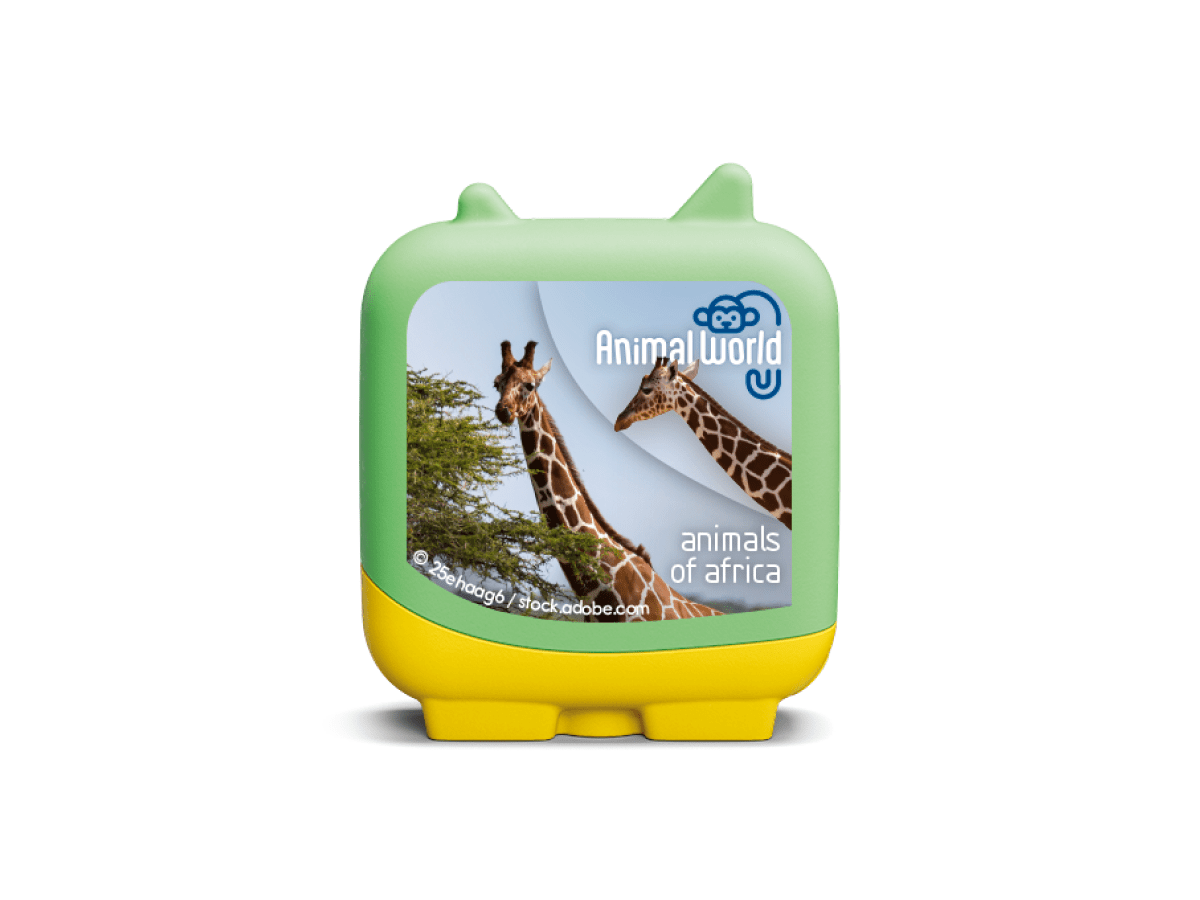 animals of africa clever tonies audio figurine for the Toniebox, which plays audio content