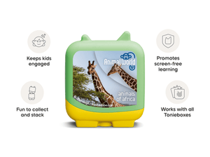 animals of africa audio figurine, inspiring audio journeys and imaginative play