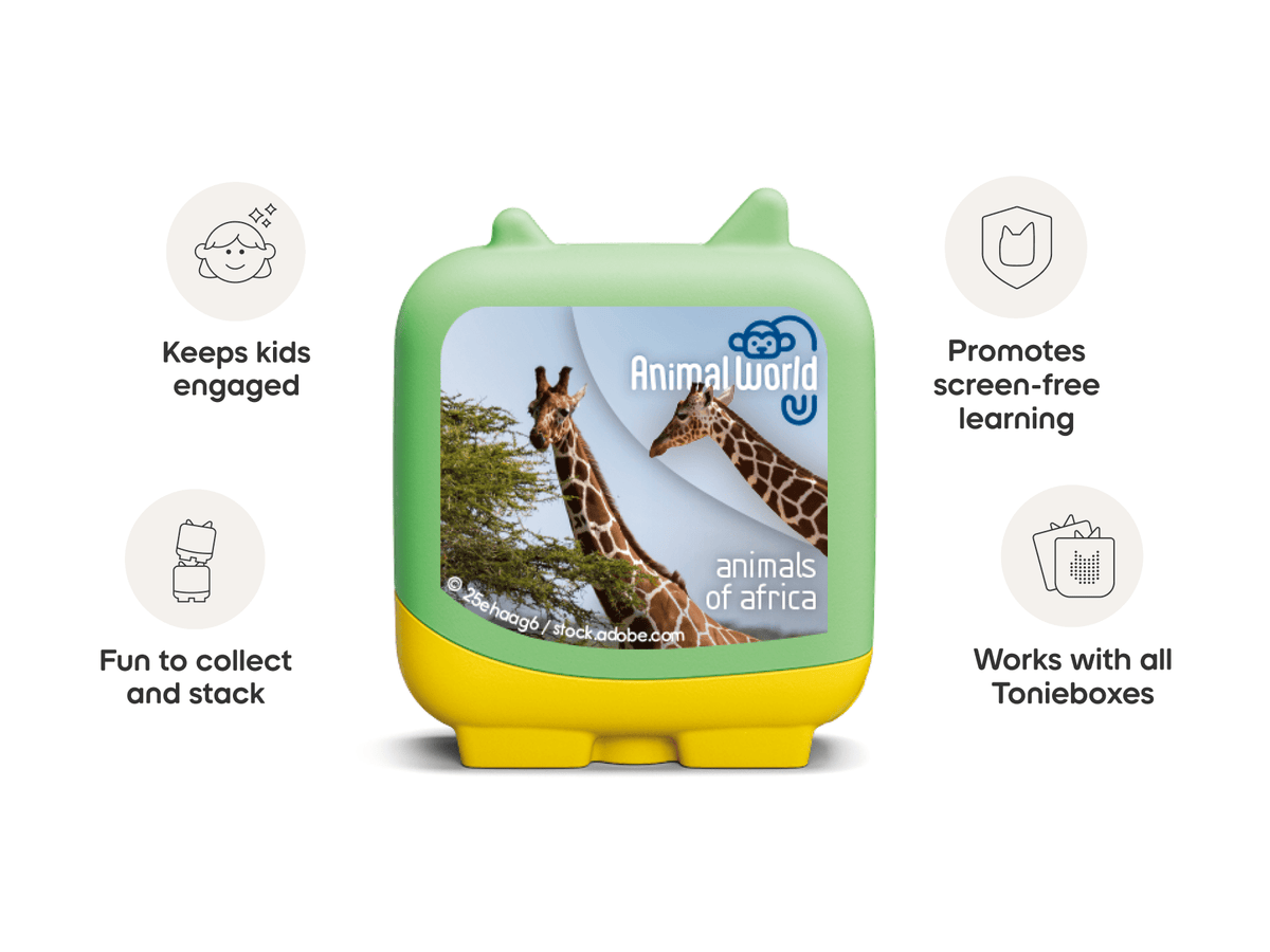 animals of africa audio figurine, inspiring audio journeys and imaginative play