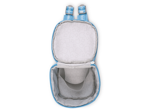 Toniebox Lite Backpack Arctic Blue open and empty