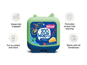 Around the World in 100 Words Pocket Tonie audio figurine from the learning category, inspiring audio journeys and imaginative play