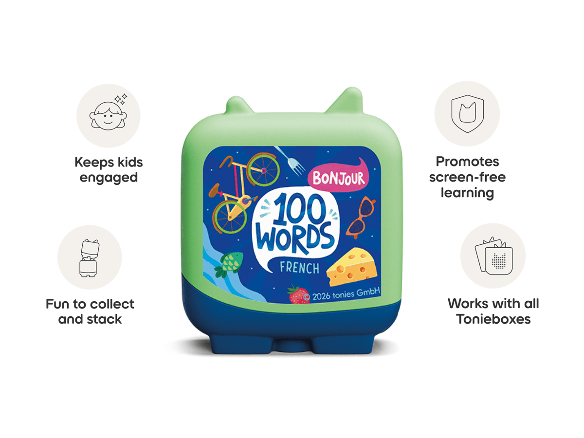 Around the World in 100 Words Pocket Tonie audio figurine from the learning category, inspiring audio journeys and imaginative play