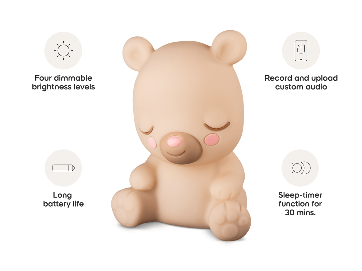 Sleepy Friends Sleepy Penguin Night Light audio figurine, inspiring audio journeys and imaginative play