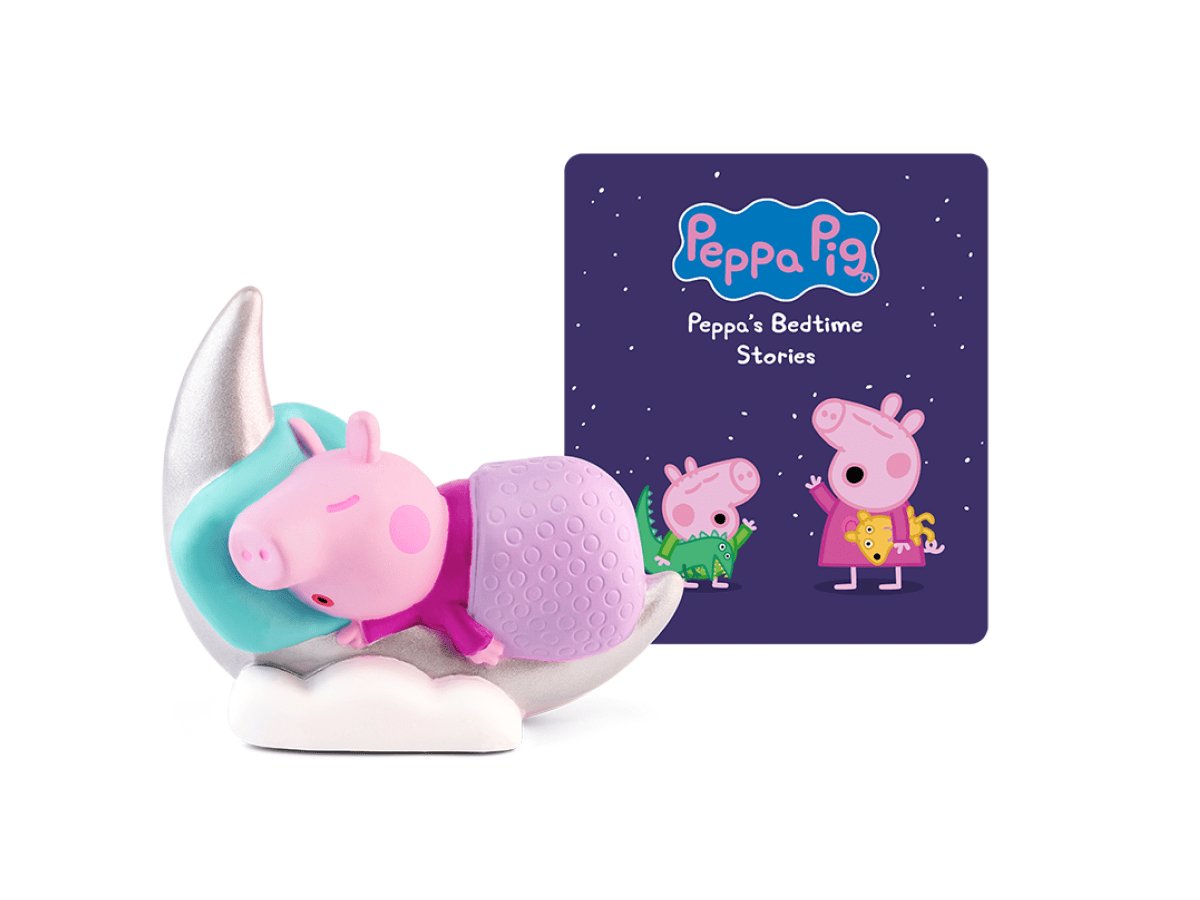 Peppa Pig: Peppa's Bedtime Stories Tonie audio figurine with content illustration