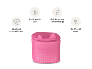 Toniebox Lite Backpack Berry Pink and product features