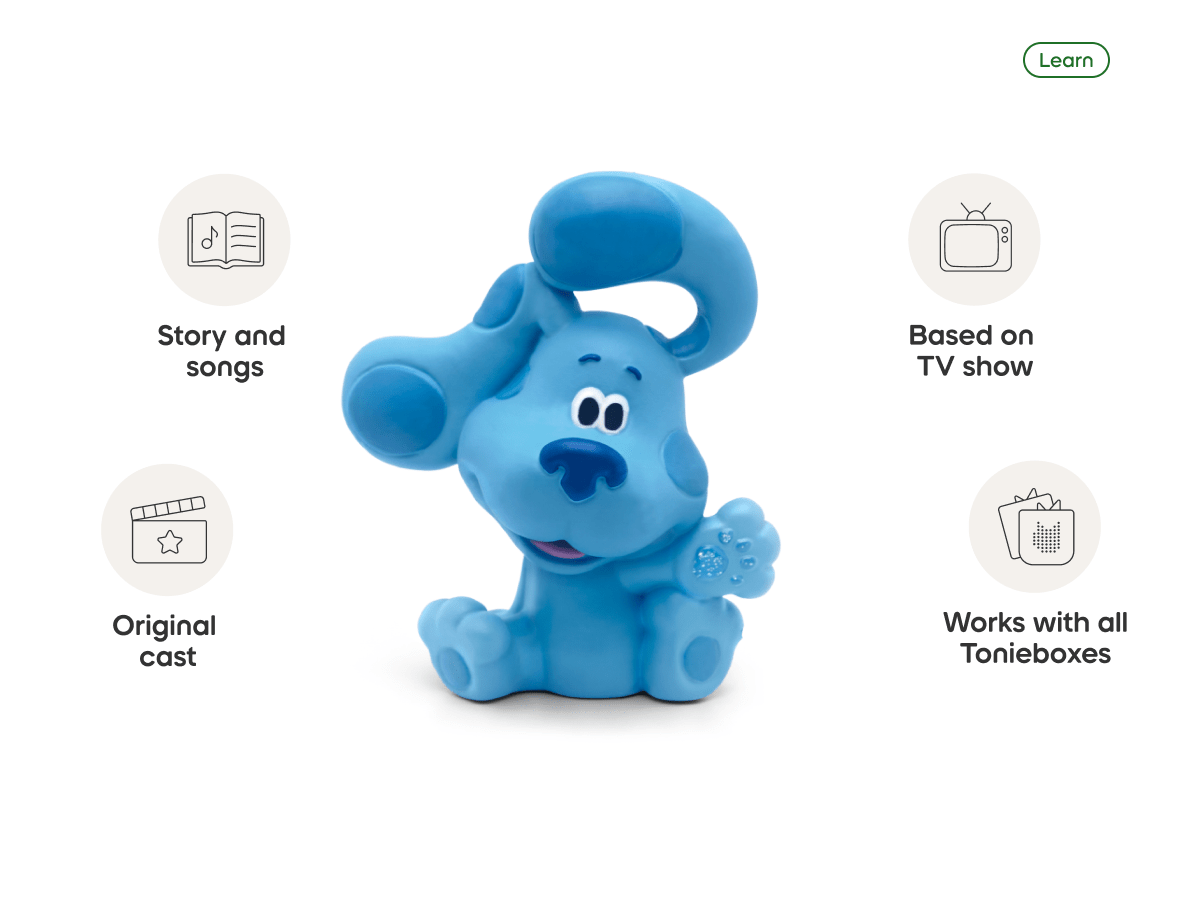 Blue's Clues & You Tonie audio figurine, inspiring audio journeys and imaginative play