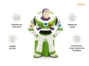 Buzz Lightyear audio figurine from the adventure category, inspiring audio journeys and imaginative play