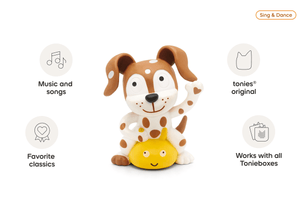 Canciones Infantiles Favoritas Canciones Para Jugar en Español Tonie audio figurine, inspiring audio journeys and imaginative play