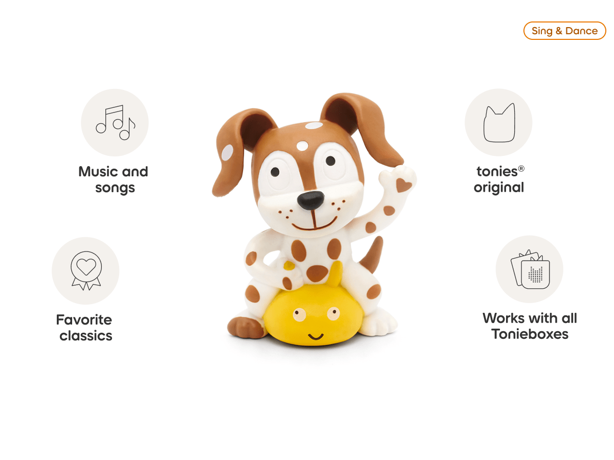Canciones Infantiles Favoritas Canciones Para Jugar en Español Tonie audio figurine, inspiring audio journeys and imaginative play