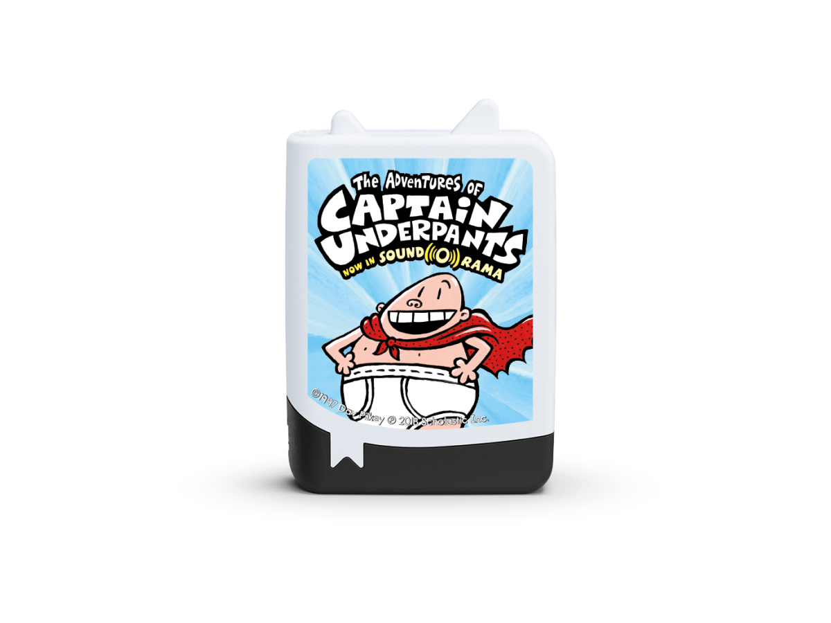captain underpants audio figurine for the Toniebox, which plays audio content