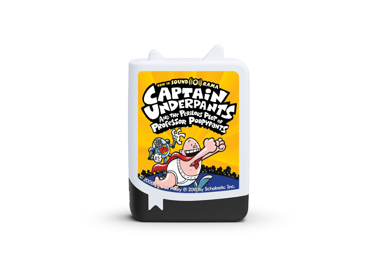 captain underpants audio figurine for the Toniebox, which plays audio content