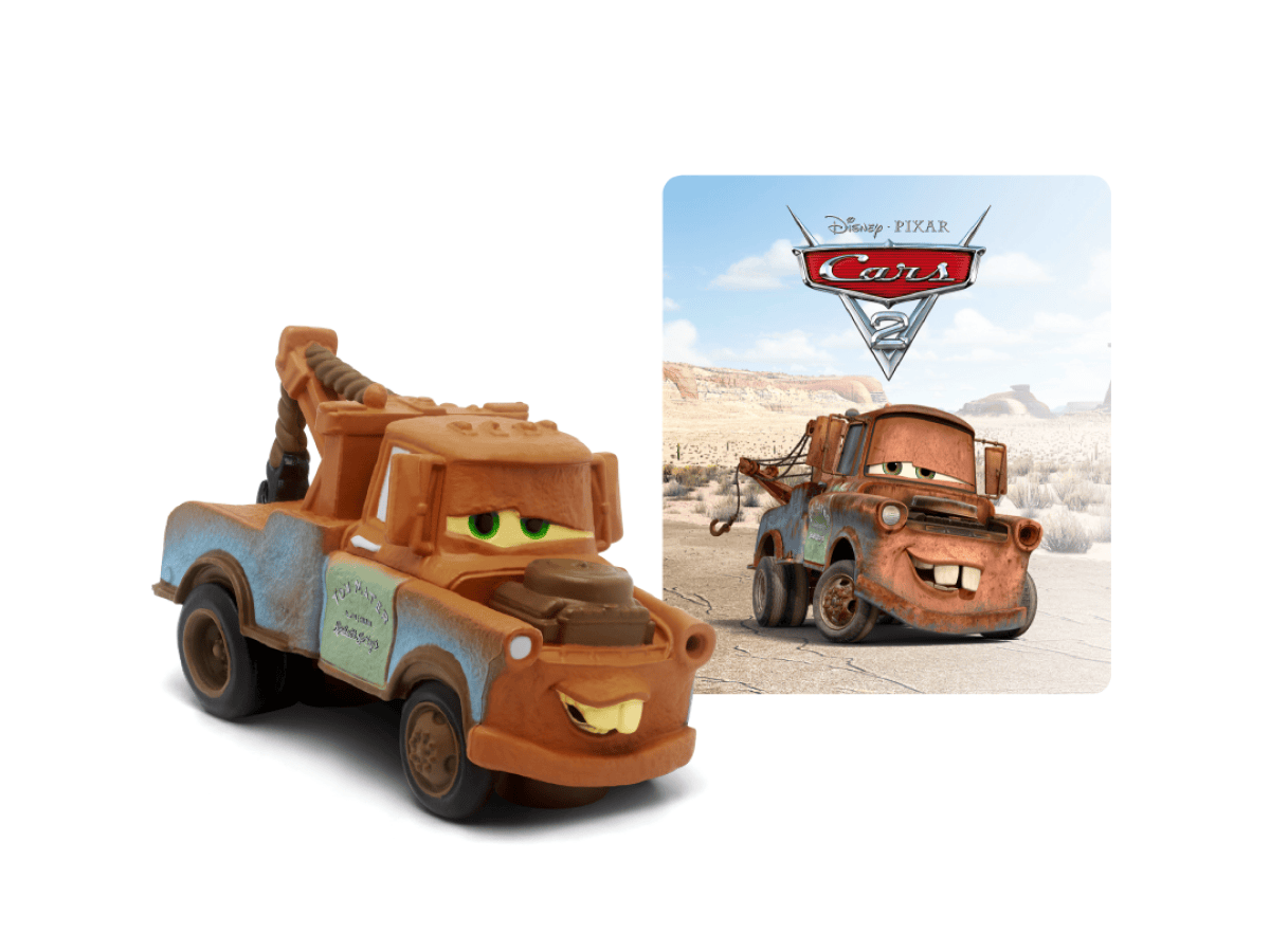 Disney-Cars 2 - Mater (French) Tonie audio figurine with content illustration