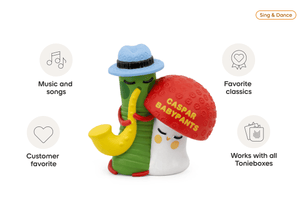 Caspar Babypants Tonie audio figurine from the sing & dance category, inspiring audio journeys and imaginative play