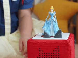 Child Playing With Disney Cinderella Tonie