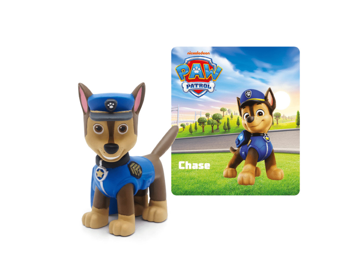 PAW Patrol: Chase Tonie with a branded content card