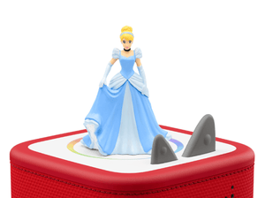 Cinderella on a red Toniebox 2 ready to play audio stories and songs