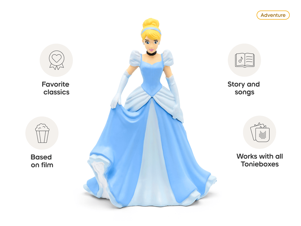 Cinderella audio figurine, inspiring audio journeys and imaginative play