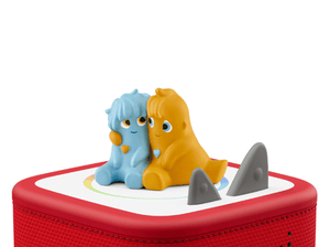 Les Super-Sensibles - Clem & Pathie (French) on a red Toniebox 2 ready to play audio stories and songs