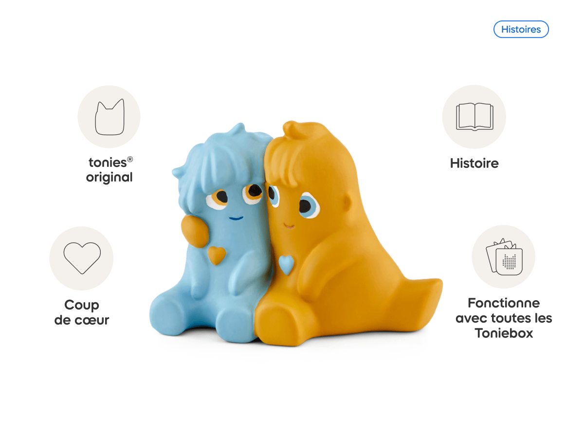 Les Super-Sensibles - Clem & Pathie (French) audio figurine from the histories category, inspiring audio journeys and imaginative play