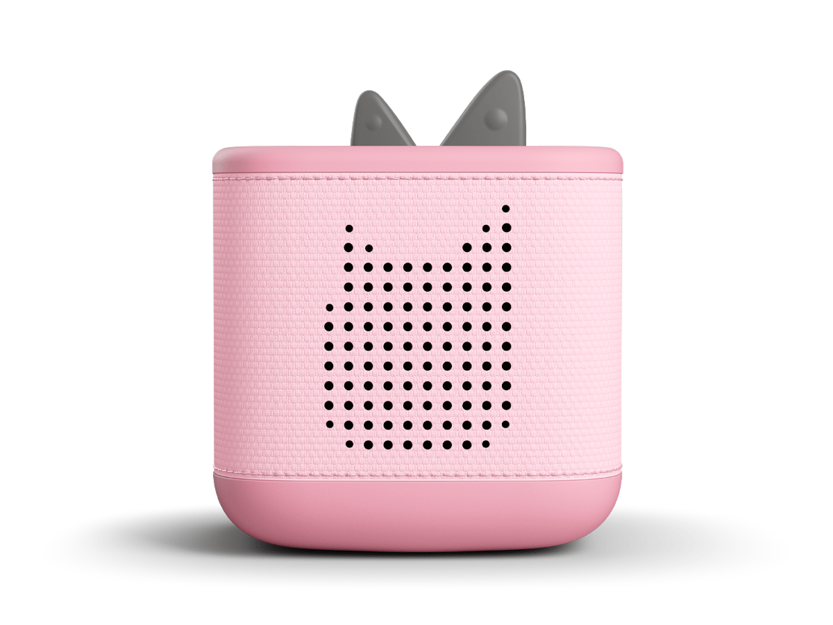 front view of cloud pink toniebox 2