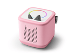 Top view of cloud pink Toniebox 2 an audio player for kids, used with Tonie audio figurines and Tonieplay games