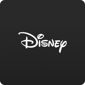 White Disney Logo