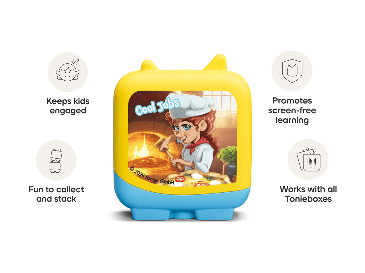cool jobs audio figurine, inspiring audio journeys and imaginative play