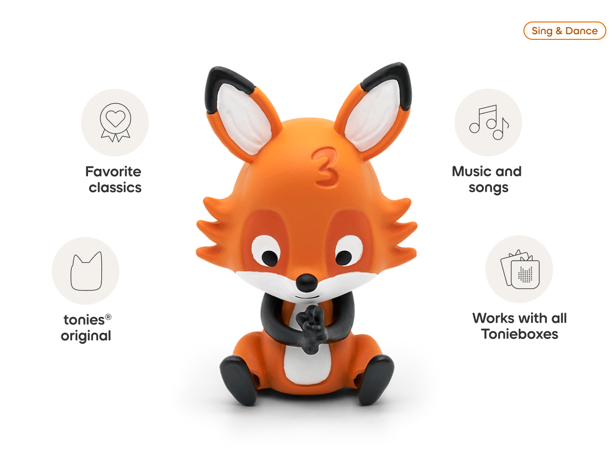 Favourite Children's Songs: Counting Songs Tonie audio figurine, inspiring audio journeys and imaginative play