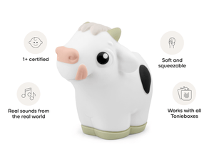 My First Tonies Cow Audio Figurine, A My First Tonie That Is Soft And Squeezable For Kids 1+