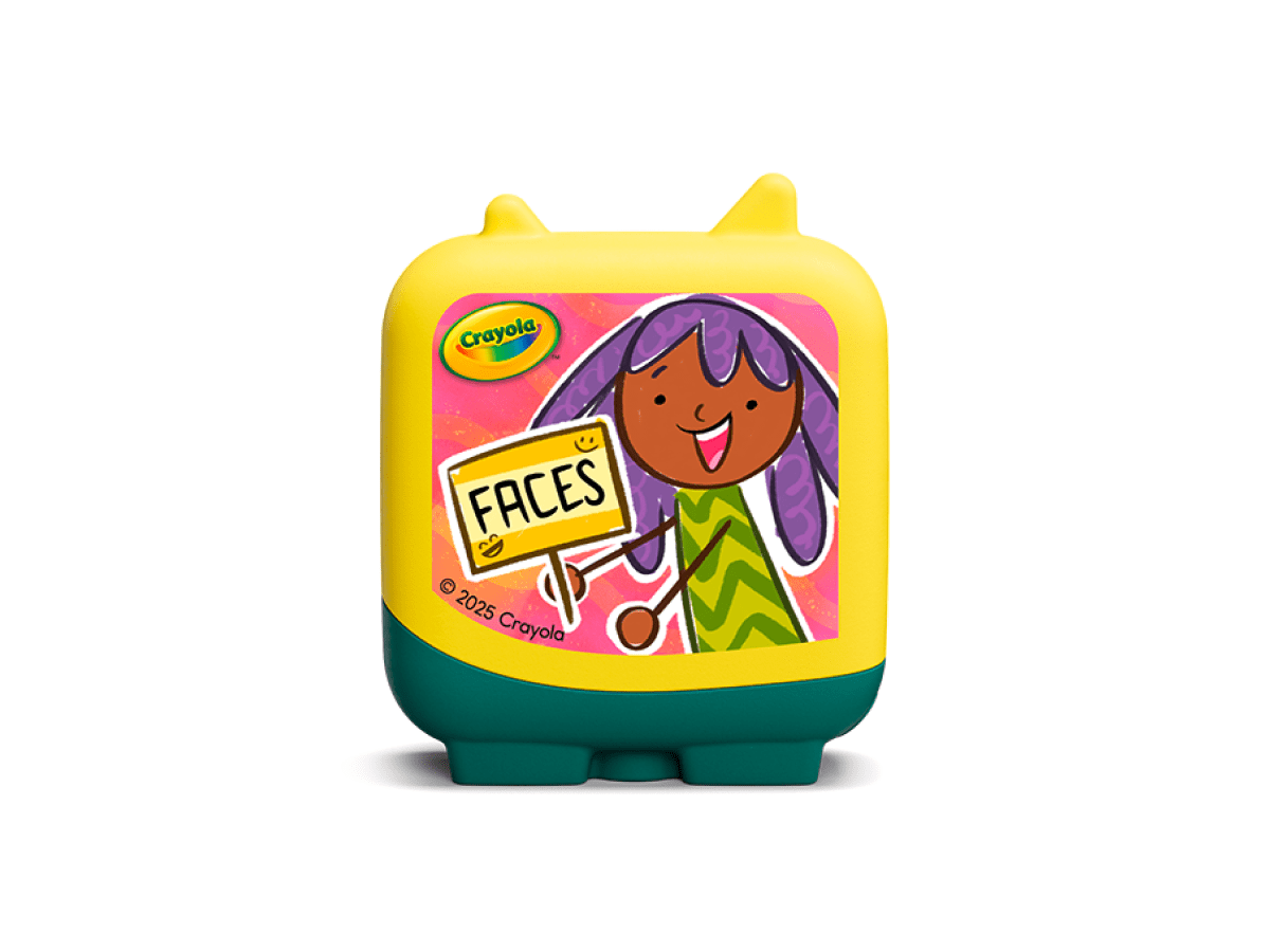Crayola Art Adventures Tonie audio figurine for the Toniebox, which plays audio content