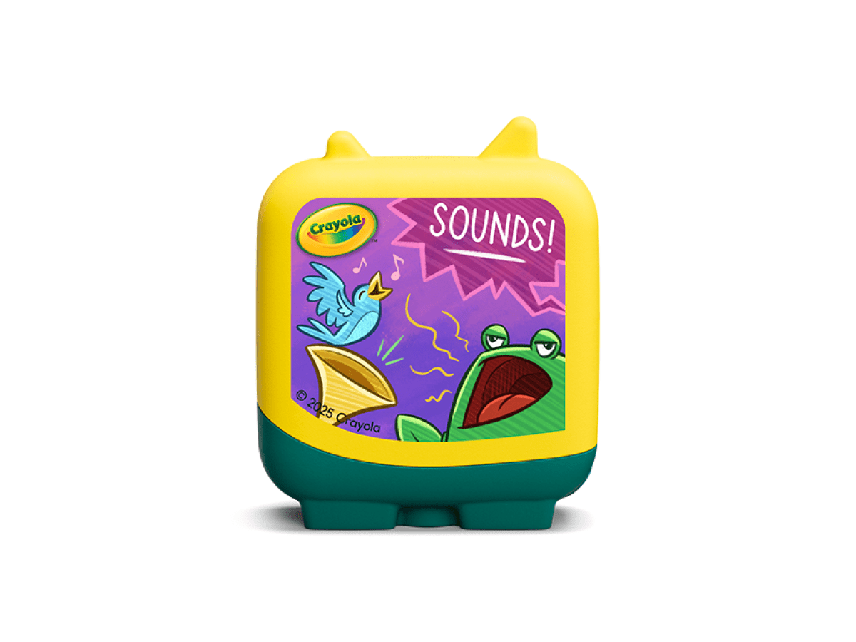 Crayola Art Adventures Tonie audio figurine for the Toniebox, which plays audio content