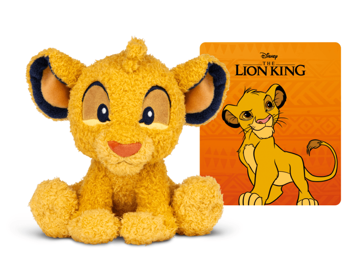 Cuddle Tonie- Disney Simba audio figurine with content illustration