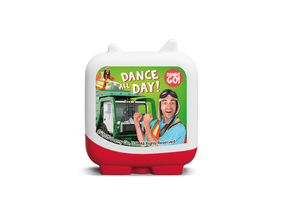 Danny Go Dancy Party audio figurine for the Toniebox, which plays audio content