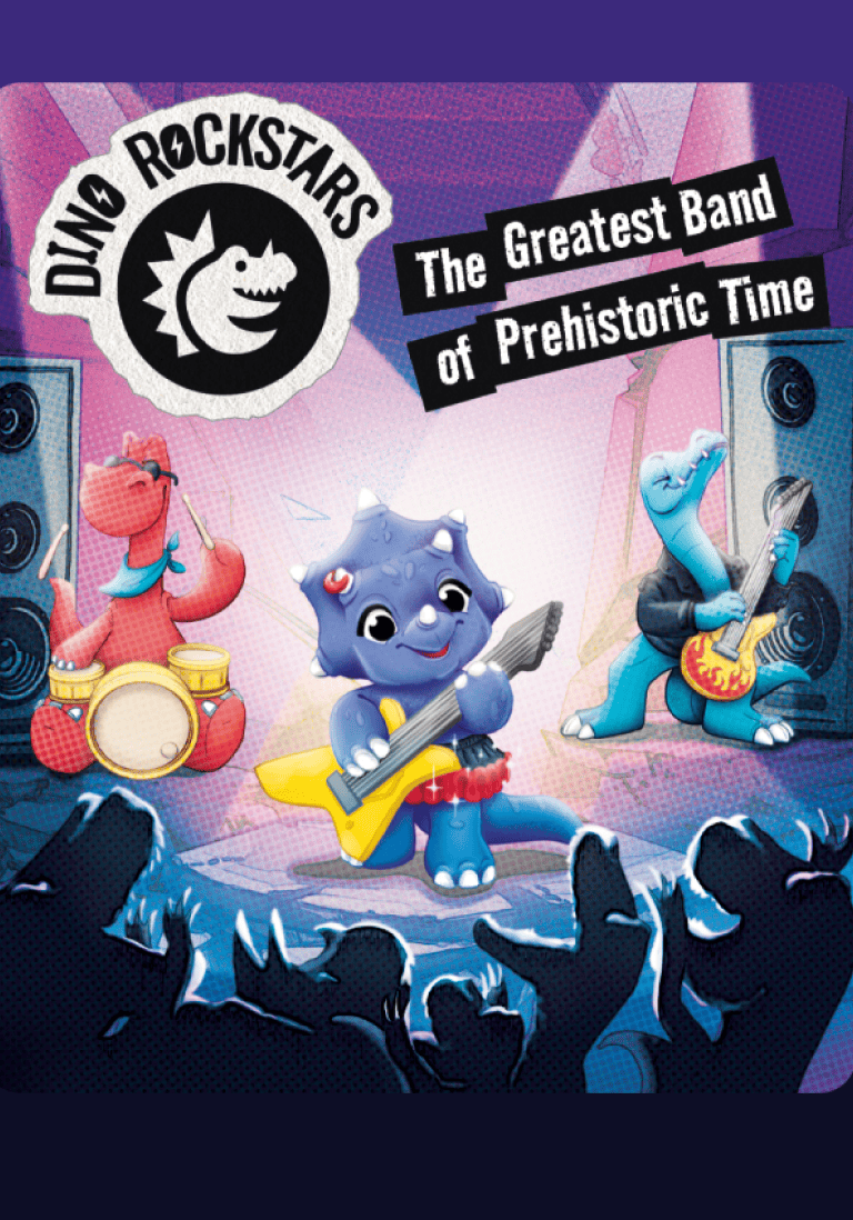 Dino Rockstars: The Greatest Band of Prehistoric Time Tonie | Illustration