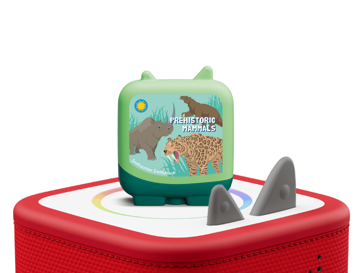 National Museum of Natural History- Discovery Crew Pocket Tonies on a red Toniebox 2 ready to play audio stories and songs curated for kids