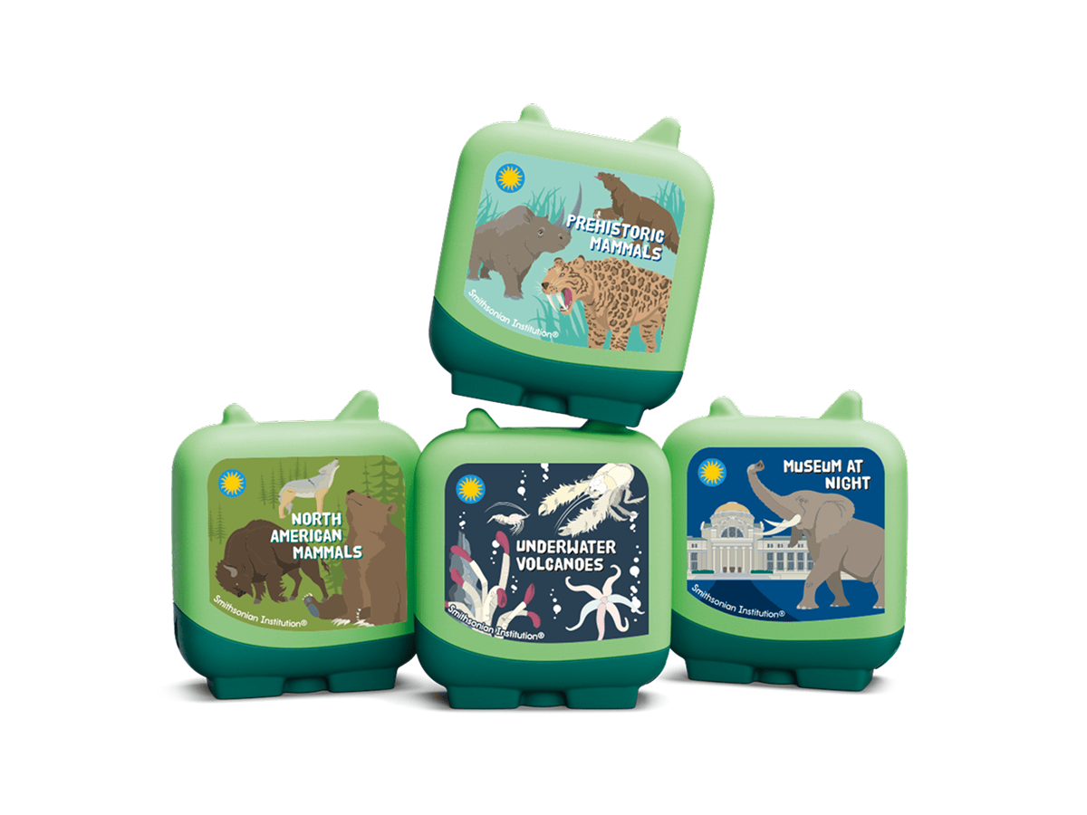 National Museum of Natural History- Discovery Crew Pocket Tonies stacked together displaying the full set available
